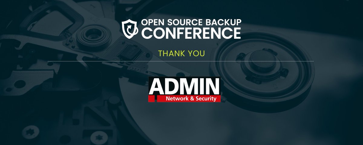 A huge round of applause to our media partner <a href="/adminmagazine/">ADMIN Magazine</a> for #OSBConf 2018. Thank you very much!