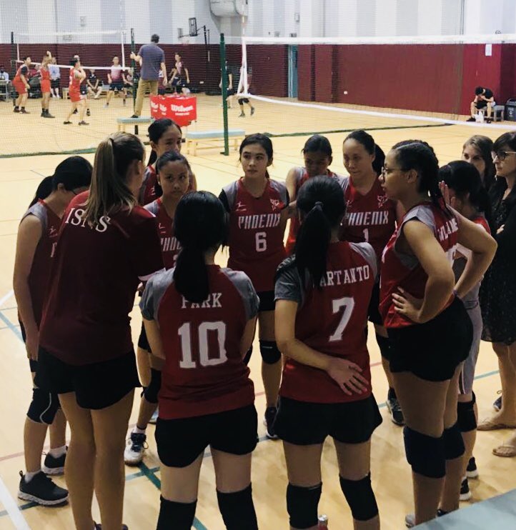 mrs_brogers's tweet photo. Love coaching these girls!! ISNS beat SCIE today in a nail bitter 3 set match! Well done girls! #ISNSport #GOISNS https://t.co/M6jiy8wkSu