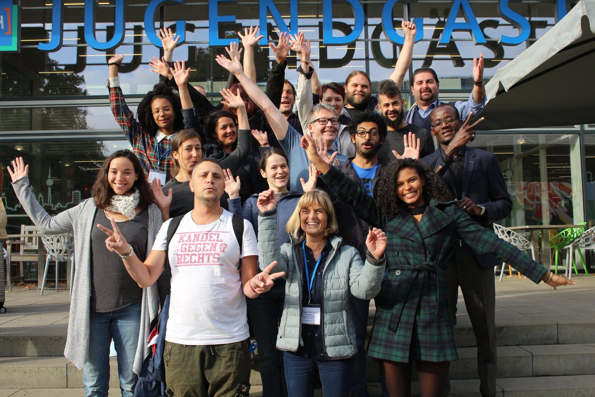 opencitizenship's tweet photo. Finally! Beautiful people of the #ViRaLfonds projects came together in Berlin this week-end for exchanges on racism, challenges, experiences and strategies. Thank you all for being here. https://t.co/iNs0aewjIC