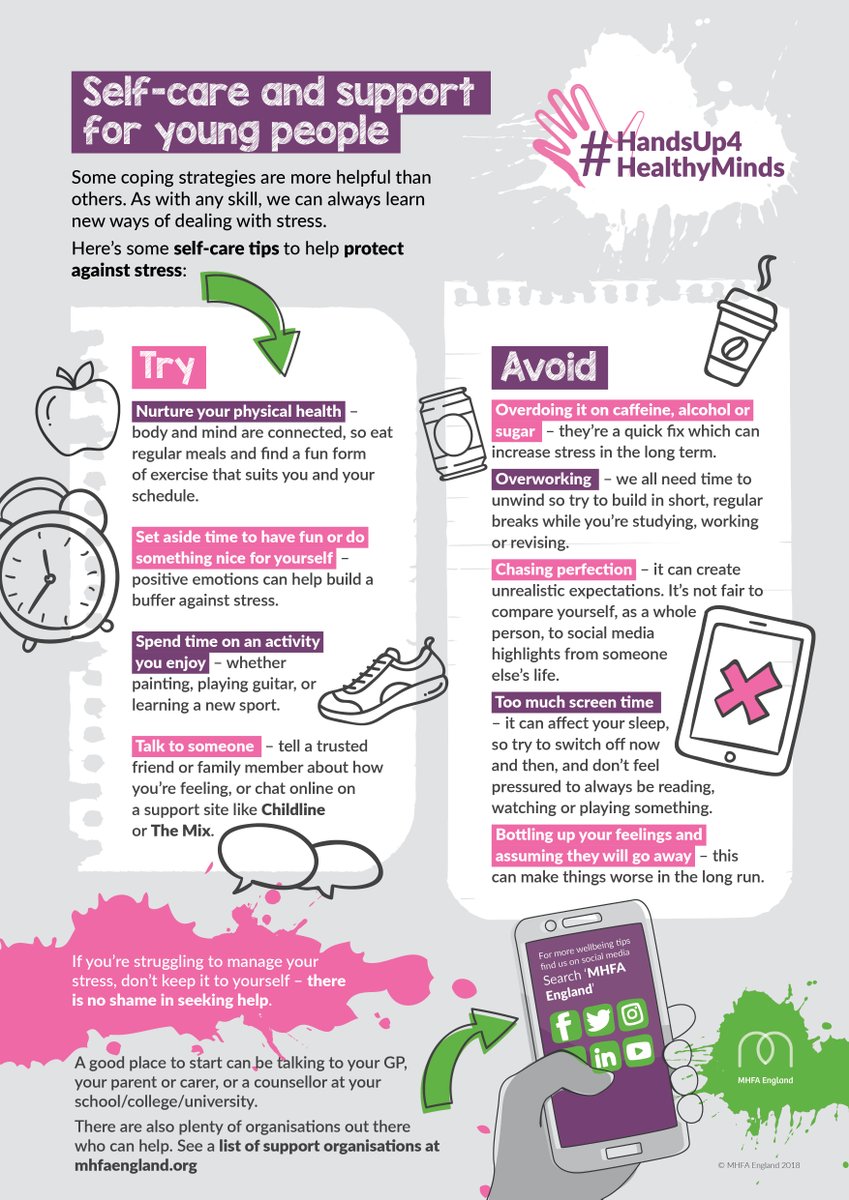 MHFAEngland's tweet photo. This #FreshersWeek2018 why not reach out to someone moving away to university and offer some support with our new #HandsUp4HealthyMinds toolkit. Take a look here: https://t.co/4L8YPGfmnH https://t.co/tgTcPNEurA