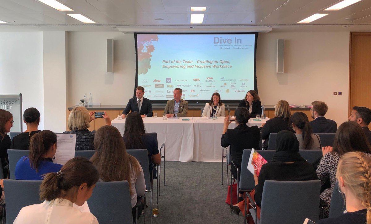 MillerLLP's tweet photo. And we're off! Say hello to today's panellists at our @DiveInFest event. We're looking forward to an interactive discussion on #DiversityandInclusion in the workplace here at Miller.

  #Time4Inclusion #InclusionAtMiller #DiveinFest https://t.co/f7aHkJjU8o