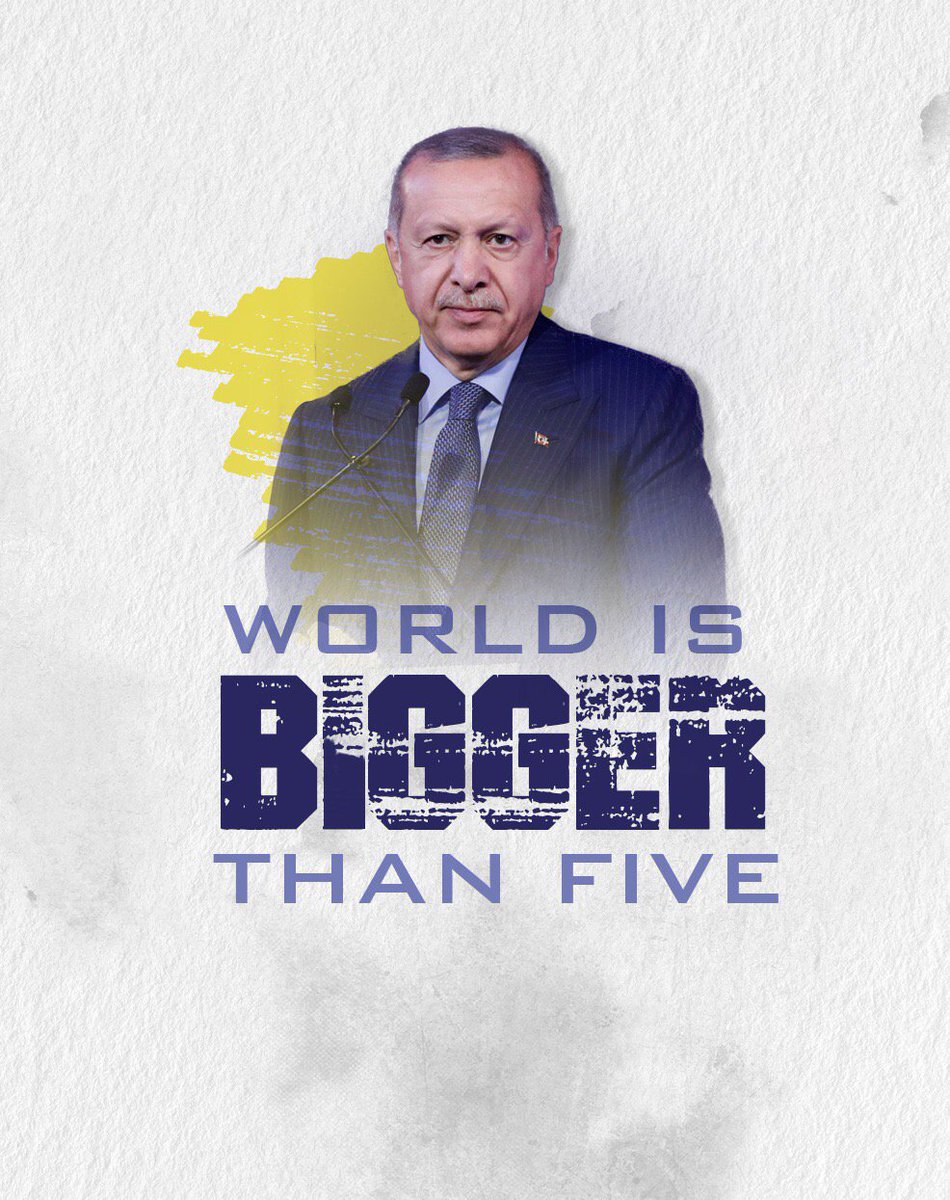 Sevilay Taha (@sevilay_taha) on Twitter photo Cumhurbaşkanımız <a href="/RT_Erdogan/">rt_erdogan</a> : ‘‘Bir kez daha hatırlatıyoruz ki dünya 5'ten büyüktür. Hele hele 1'den haydi haydi büyüktür. 196 kez büyüktür.’’ #WorldIsBiggerThan5 Cumhurbaşkanımız <a href="/RT_Erdogan/">rt_erdogan</a> : ‘‘Bir kez daha hatırlatıyoruz ki dünya 5'ten büyüktür. Hele hele 1'den haydi haydi büyüktür. 196 kez büyüktür.’’ #WorldIsBiggerThan5