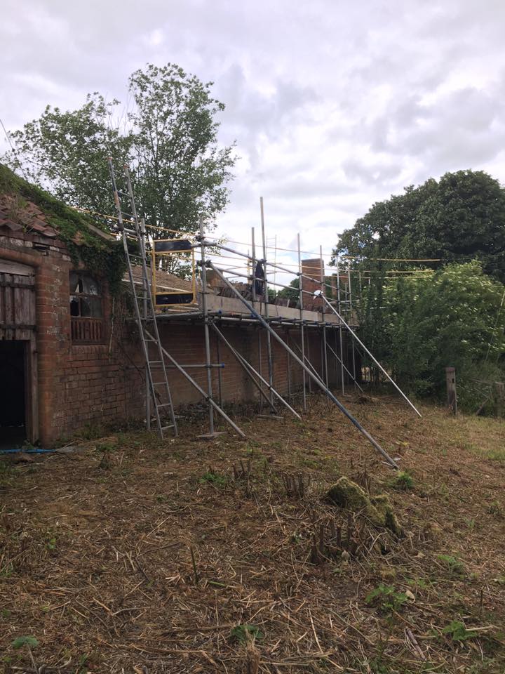 askscaffolding's tweet image. Scaffold erected on barn for re-roofing in Swinton. #AskScaffolding #NorthYorkshire