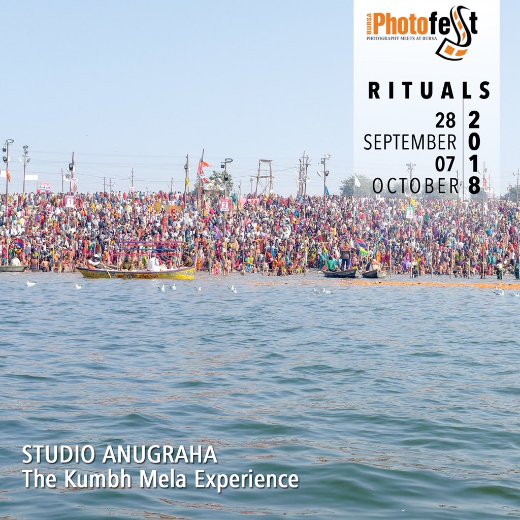 BursaFotoFest's tweet photo. Studio Anugraha in #BursaPhotoFest 2018 with 'The Kumbh Mela Experience' exhibition. https://t.co/wh0NBRqrkO