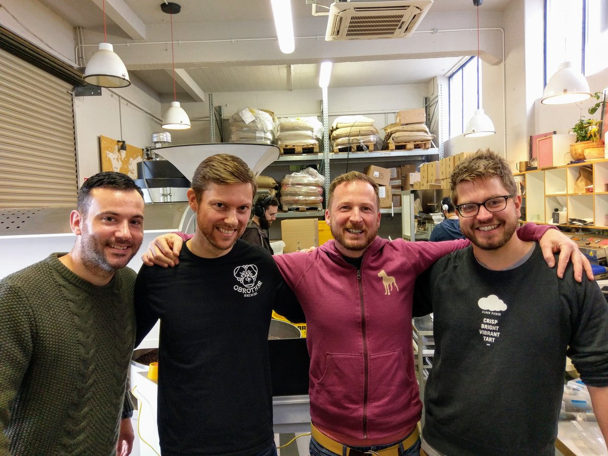 OBrotherBrewing's tweet image. Somethin's brewin, and for once it ain't beer! Brilliant morning with our friends @CloudPickercoff tasting a load of beautiful varieties and learning about the world of coffee! And old friend is on his way! #GuessWhosComin? #CloudPicker #Collaboration #Independent #Irish #Local