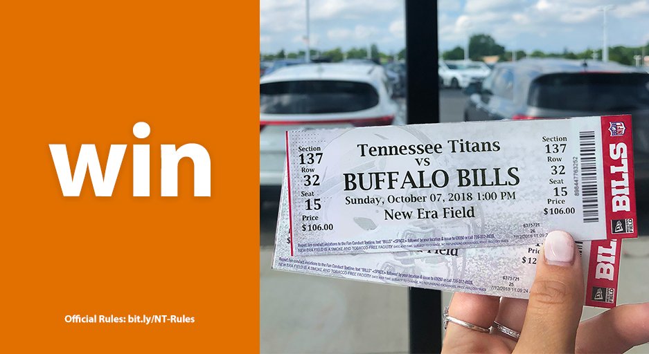 NorthtownAuto's tweet image. RT &amp;amp; FOLLOW @NorthtownAuto
for your chance to win!

- Bills vs. Tennessee on Oct. 7th
- One winner selected Wed. 10/3