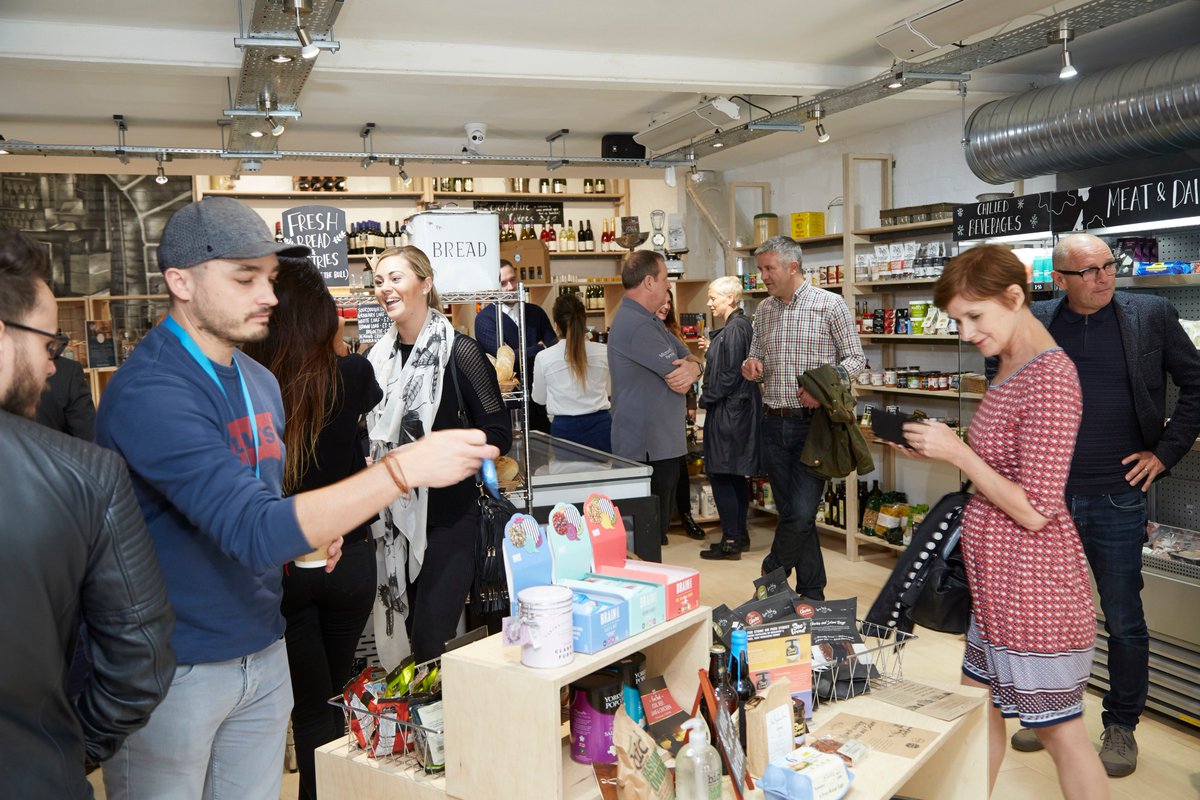 Was a fantastic honour to have <a href="/GaryVerity/">Sir Gary Verity</a> <a href="/Welcome2Yorks/">Welcome to Yorkshire</a> officially open the store with some of our awesome local suppliers &amp; businesses in attendance too <a href="/WeAreBeeLoved/">BeeLoved</a> <a href="/LaurelVines/">Laurel Vines</a> @gin_hull <a href="/nibblehull/">Nibble</a> @C4Dihull <a href="/FEOHull/">ForEntrepreneursOnly</a> #yorkshire #hull #local #grocery #convenience #organic