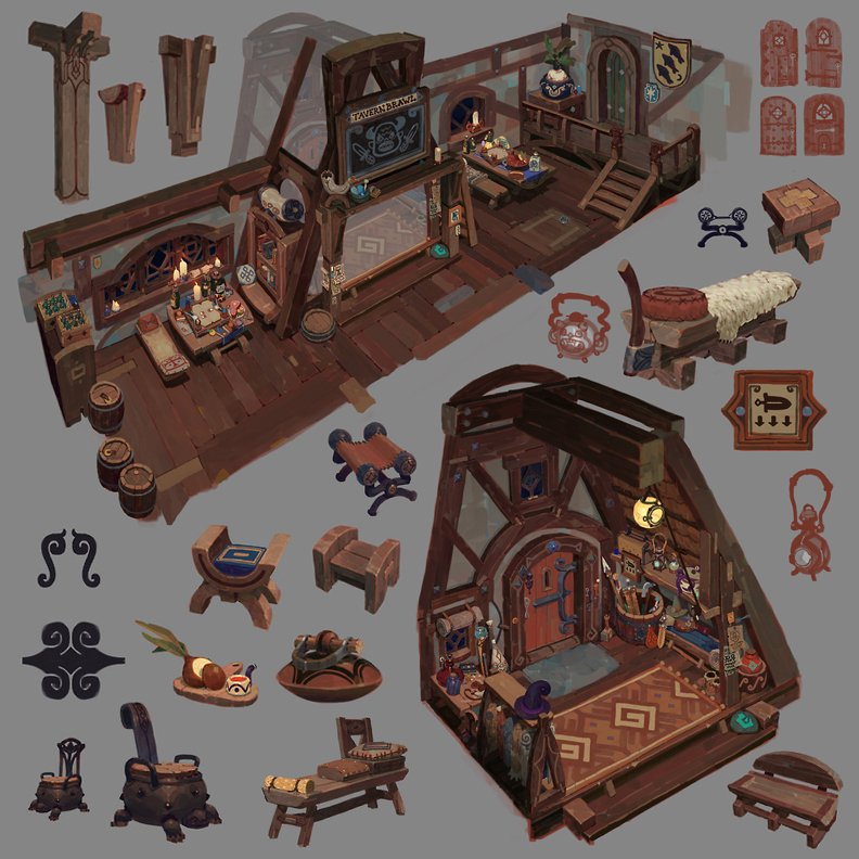 EtheringtonBros's tweet photo. Our next feature reference set for #SkillUpTuesday is this EPIC page of concepts by the masterful Zorinvasili over on Tumblr! If anyone ever tells you that drawing backgrounds is boring, send them a link to this :) BEEEEUTIFUL! #gamedev #Gameart #indiegame #indiedev #concaptart https://t.co/01LixobY1Z