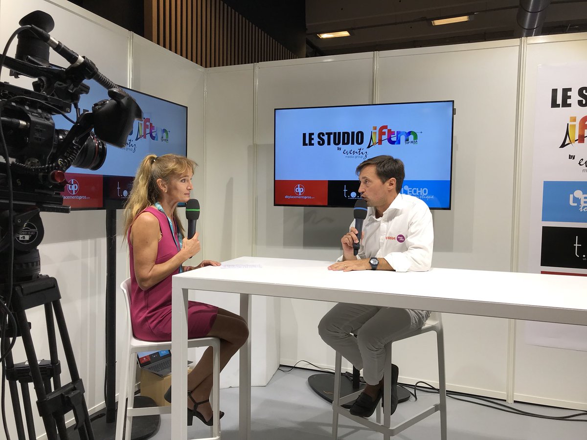 Entretien avec Frédéric Granel, DGA de Fram, à retrouver très vite sur l’Echo Touristique 🎥  #Staytuned #IFTM2018