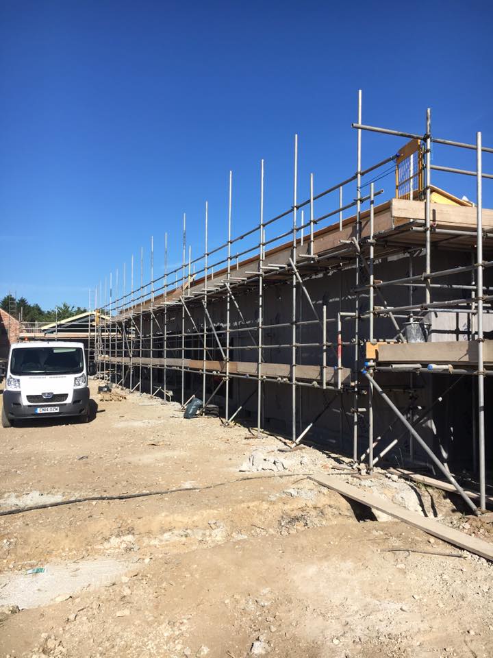askscaffolding's tweet image. Scaffolding erected for renovation of an existing barn and new build outbuildings in Sinnington. #NorthYorkshire #AskScaffolding