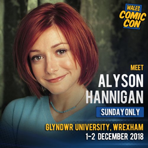 NEW MEDIA GUEST #WCC2018 - Alyson Hannigan #BuffyTheVampireSlayer #Angel #AmericanPie #HowIMetYourMother
