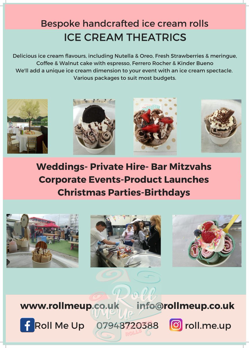 RollMeUpIceRoll's tweet photo. We shall be showcasing our ice cream wizardy @Village_Hotels Swindon tonight come join us. #villagehotels #icecreamrolls #eventbookers #Christmasparties #luxurywedding https://t.co/OpYVbFou5D
