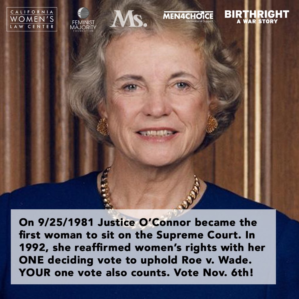 Otd Sandra Day Oconnor Became The First Female Supreme Court Justice 