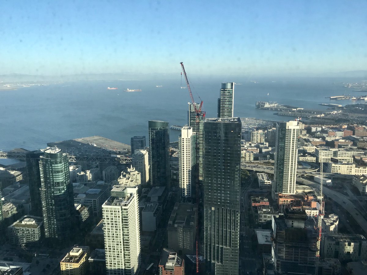 Great view from the new @vlocity HQ in #SalesforceTower. Looking forward to big week for <a href="/EagleCrk/">Eagle Creek, an Atos Company</a> at #Dreamforce2018