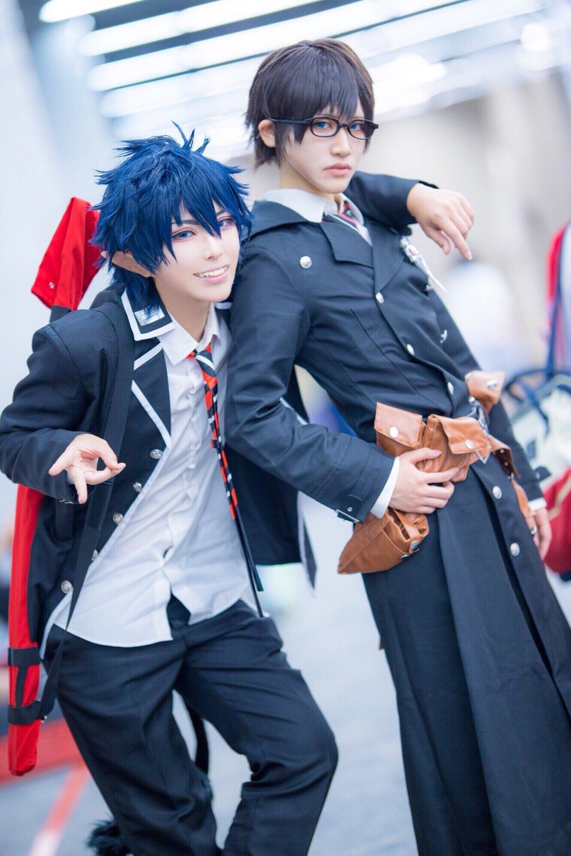 青の祓魔師 青エク 奥村燐 ウィッグ コスプレ 衣装 - 通販