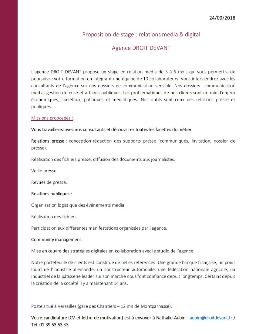 Agence DROIT DEVANT tweet media