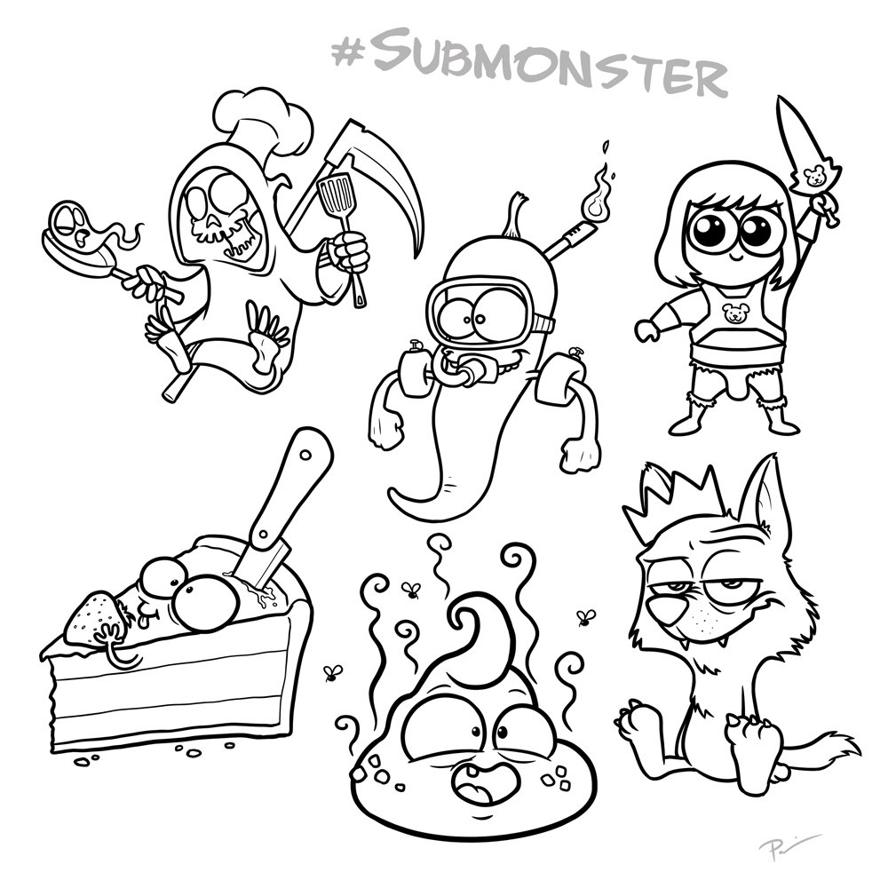 OskarPannier's tweet photo. Hey du da, ja genau DU! Wenn du schon seid mindestens 6 Monaten Sub bei mir bist, dann male ich dir heute dein eigenes #SubMonster!
Ab 20 Uhr im #Malström auf https://t.co/LpM8RDMoNd https://t.co/jW0dzPMr0z