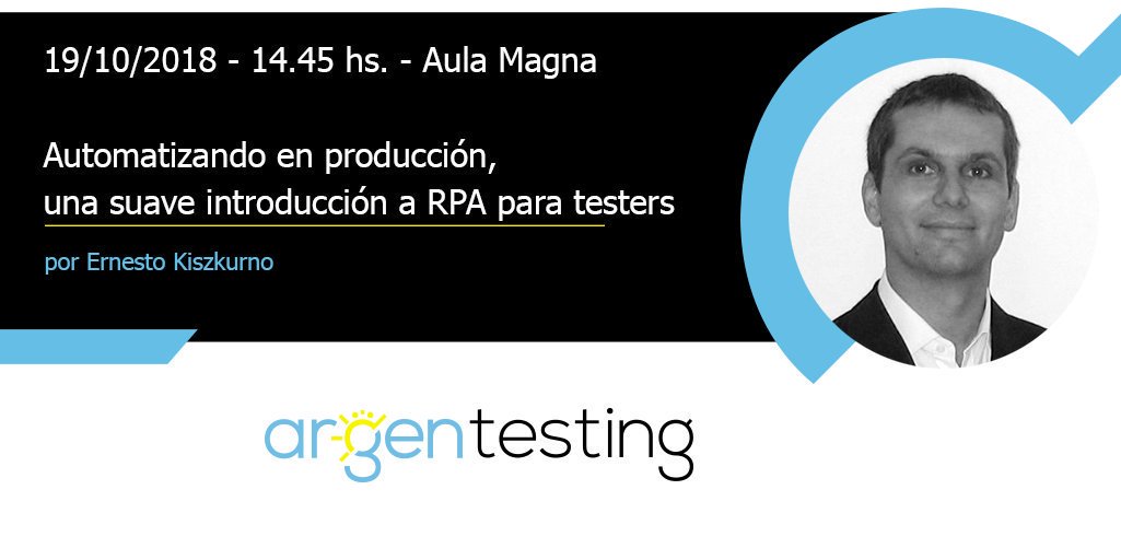 PractiaGlobal's tweet photo. AUTOMATIZANDO EN PRODUCCIÓN - Una suave introducción a RPA para testers
"El surgimiento de #RPA como tendencia en el mundo de las empresas, aparece como una oportunidad interesante y concreta para nosotros" @ekiszkurno Conoce más en https://t.co/xQM8rCYq0P …
#tests #testing https://t.co/LxPgnfmDfD