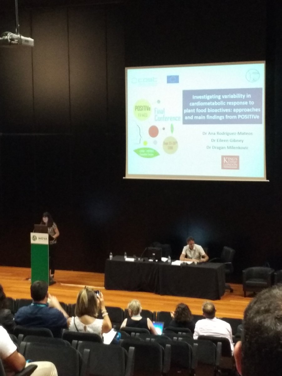 Paul_YTY's tweet photo. @anarmateos presenting the final @Cost_POSITIVe findings on interindividual variability in cardiometabolic response to plant food consumption. A step towards personalized #nutrition. https://t.co/TRtZlENs4V