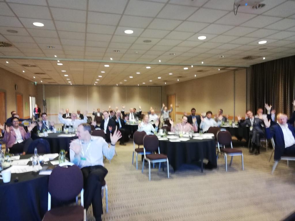 Another great security wave. Talking #behavourialchange at #noordInfosec with a fab audience.