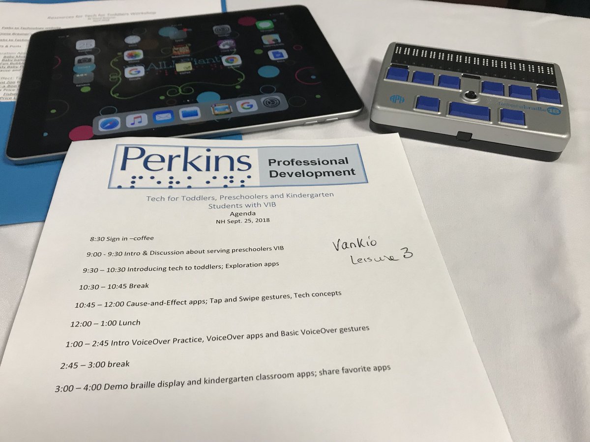 bcskayaker's tweet photo. #iOS  for the totally blind! #techfortheblind  #professionaldevelopment https://t.co/39sf5pXtTo