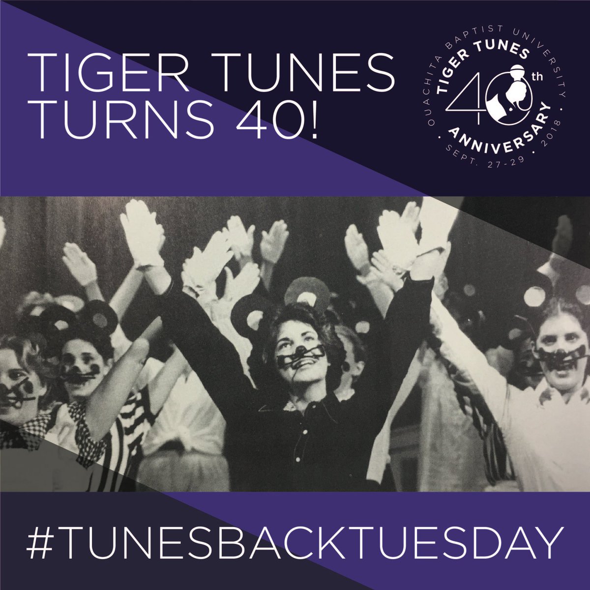 OSF_Official's tweet photo. We’re throwing it back to the very first Tunes in 1978! It’s dress rehearsal night, and we are so excited to see all the clubs’ hard work pay off!! Let’s make the 40th year our best yet! #TunesbackTuesday #Tunes2018 #40YearsofTunes https://t.co/FDRLbjBvft