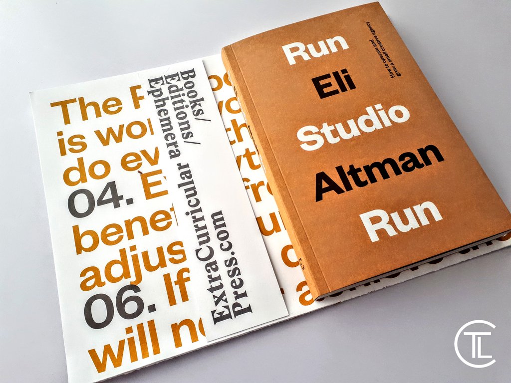 thelogocreative's tweet photo. Big thanks to @elialtman for sending us his new book #RunStudioRun #BookReview coming for our loyal readers! https://t.co/7EVzutVeW3