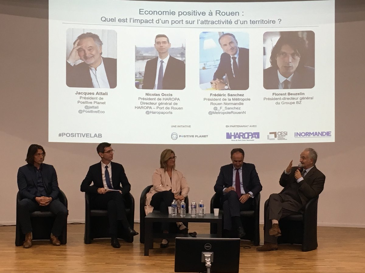 RouenNdyInvest's tweet image. Conférence #positivelab au @Cesi_Rouen sur l&apos;économie positive à #Rouen organisée par @Haropaports @PositivePlanet_