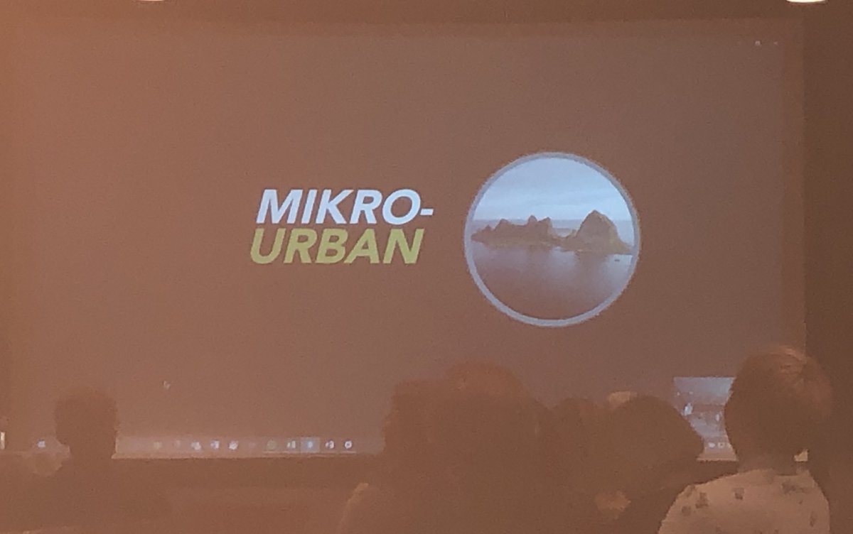GretheAndersen's tweet photo. Cool to hear the story of Træna - 457 inhabitants. #microurban @Trenafestivalen at @nordicedgeexpo #artistinresidence https://t.co/7APAkD9UXu