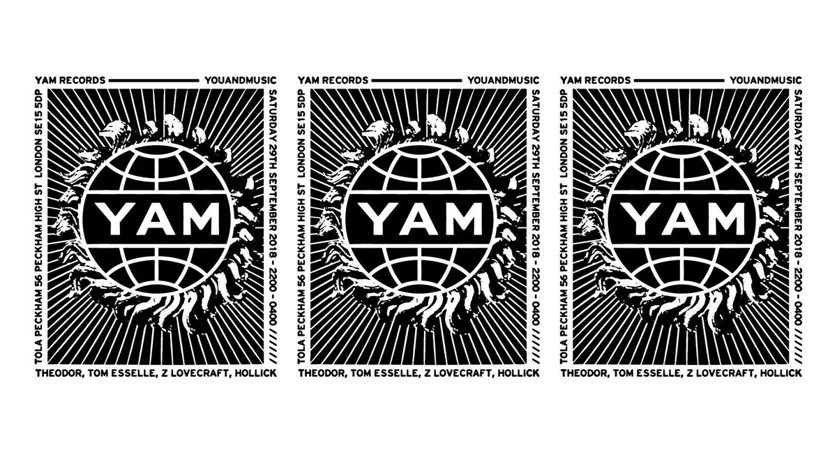 yam_records's tweet image. YAM Records at Tola Peckham

it’s happening this Saturday and the usual faces will be on rotation start 2 finish. tell ur crew, £5 in - be nice x