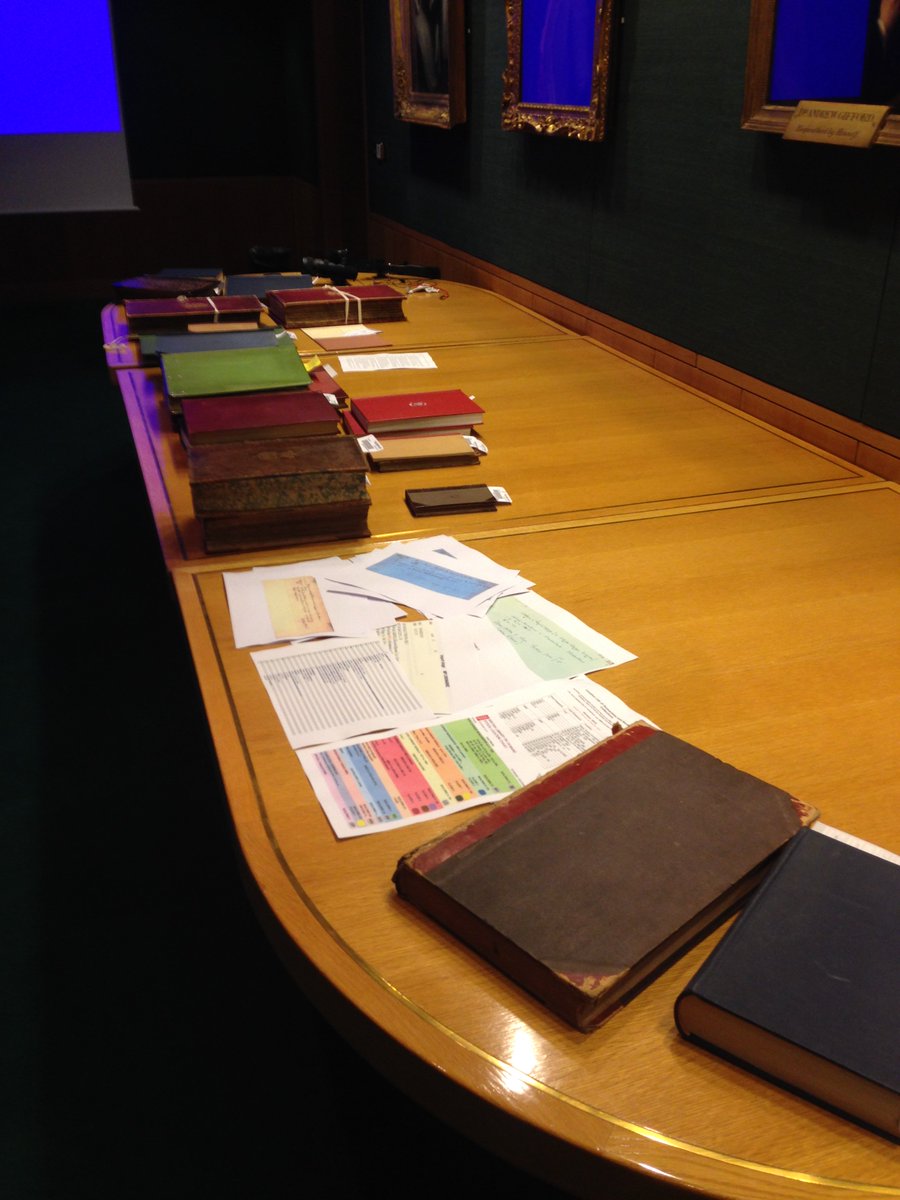 ElasticSystem's tweet image. For my last research seminar at the #BritishLibrary, I laid out the entire history of cataloging at the library on this one table.