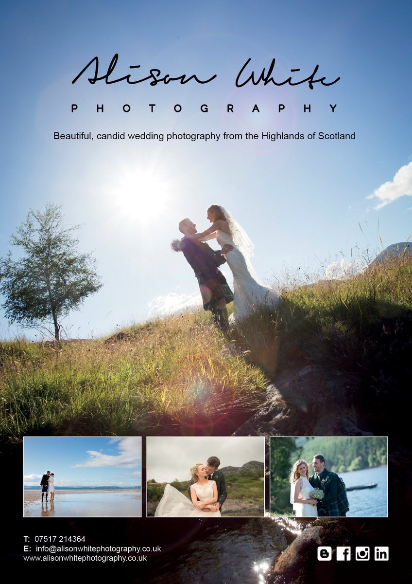 ToHaveToHolds's tweet image. Alison White Photography
It is a joy to photograph a couple as they take their vows together, and I am lucky to have photographed beautiful, heart-warming and often hilarious moments at weddings across Scotland and beyond. 
Call 07517 214364 or visit alisonwhitephotography.co.uk