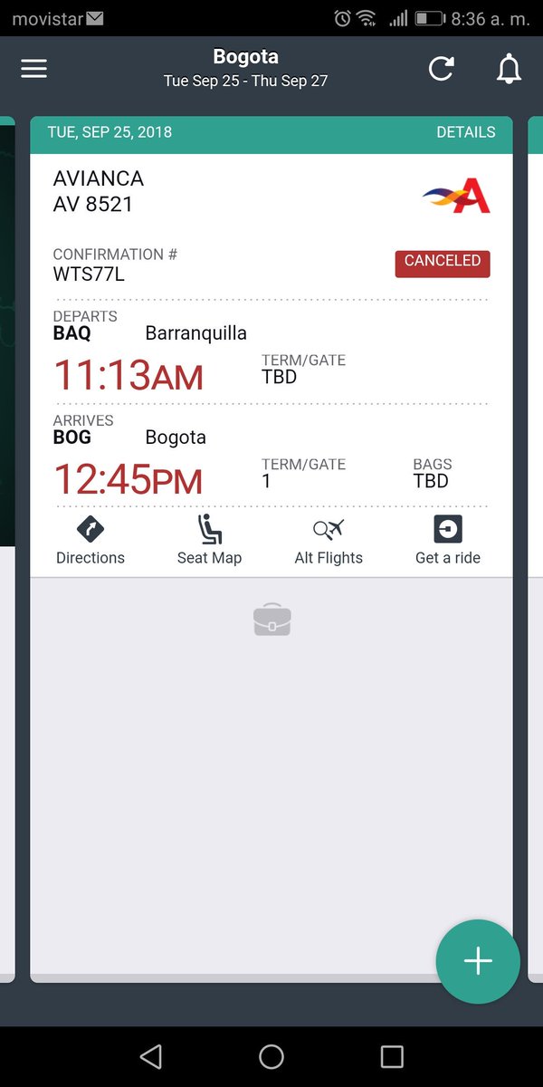 marcosil201400's tweet photo. Avianca nuevamente arremete contra su principal activo: sus pasajeros. Cancela vuelo y no pasa nada. No les importa nuestras agendas de compromisos. Quién soluciona? @HENRYFOREROJ @jorgecura1070 https://t.co/NBmuBPYzSg