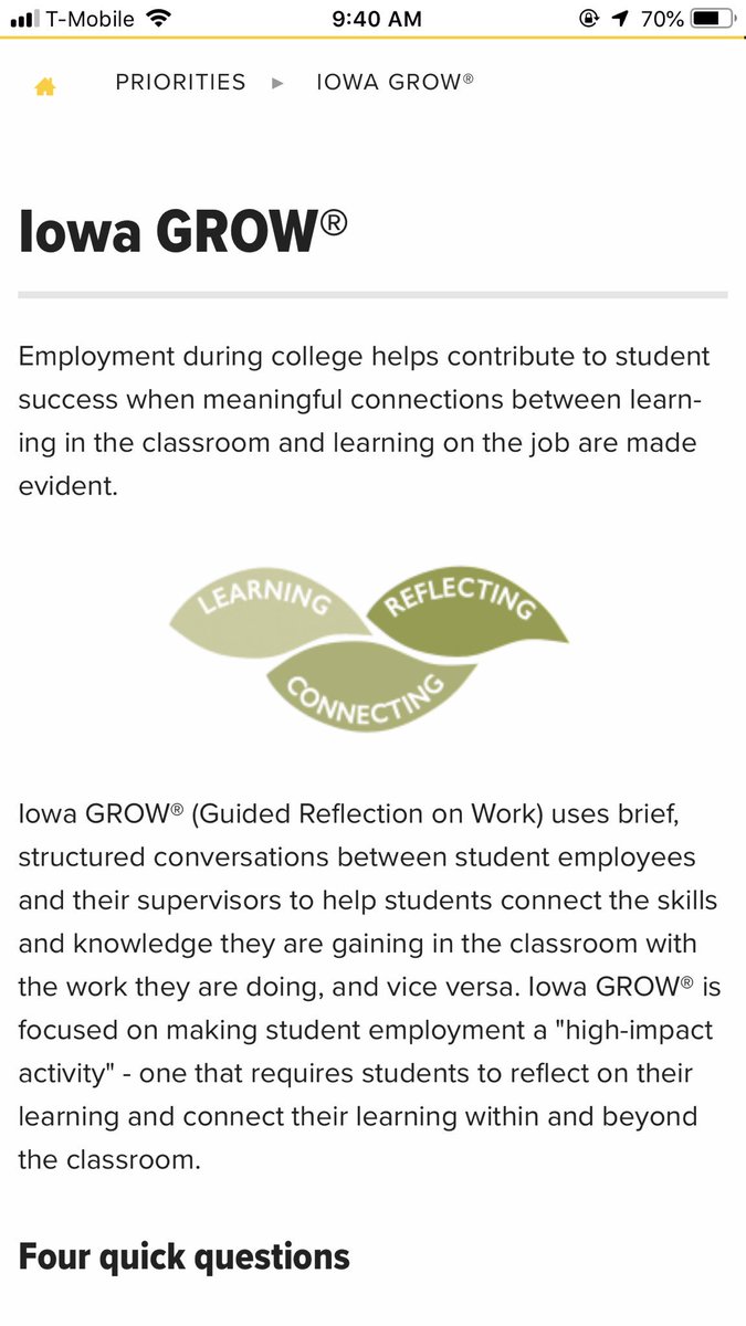 FollowTheSOC's tweet photo. GROW - Guided Reflection on Work /// bookmarking this! 👀 🙏🏻 @SBUCareerCenter #NSEE18 #NSEE2018 https://t.co/s57Is1Twgb