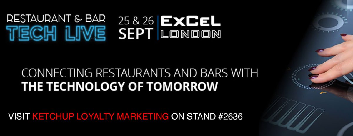 We are on stand #2636 for all your loyalty management &amp; consultancy needs!  For more information: restauranttechlive.co.uk  #Hungry4growth @RestTechLive #loyalty #marketing #customer #crm