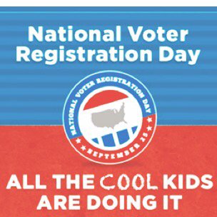 DSCStudentLife's tweet image. All the cool kids are checking their voter registration status (or registering to vote) here: registertovote.sos.ga.gov/GAOLVR/welcome… 

You can also stop by the Dean of Students Office across from the bookstore! #VoteBoldly #dscstudentlife #NationalVoterRegistrationDay