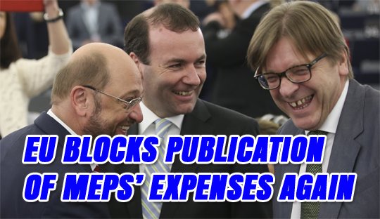GloboGuido's tweet photo. EU Blocks Publication of MEPs' Expenses - Again https://t.co/j40ngwfFzL https://t.co/KiiARcAFPY