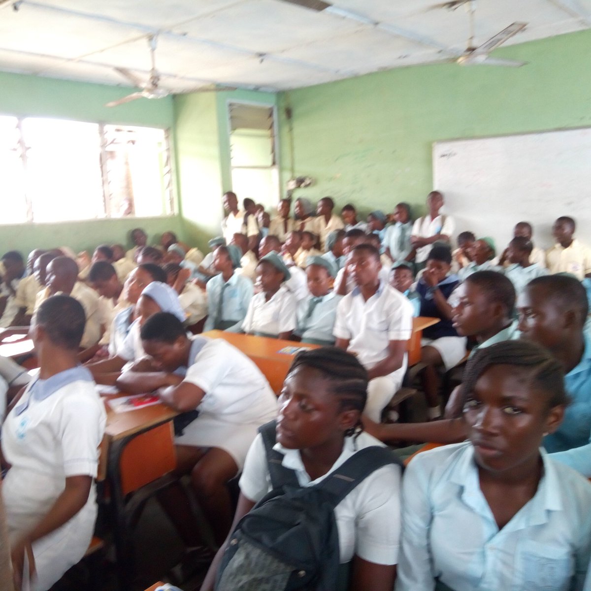lagosmysd's tweet photo. Lagos state Government Kicks against  Drug abuse  School Campaign day 5 at Lagos State Education District III  
Falomo Junior and Senior School
Ireti Junior and Senior School
#LASKADA 
#DrugAbuse 
#drugabuseinschool 
#LASKADAschoolcampaign https://t.co/FPX8cl9hig