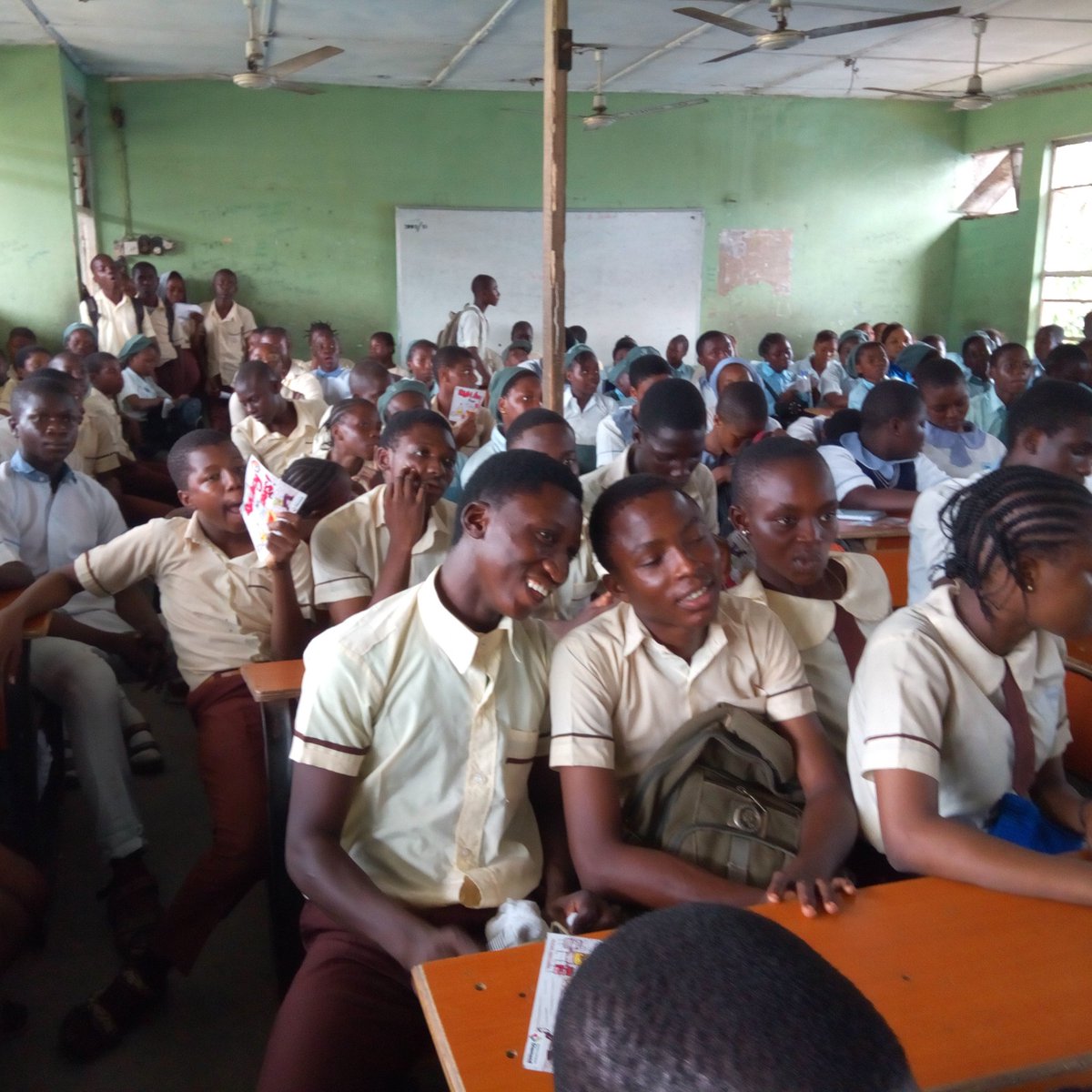 lagosmysd's tweet photo. Lagos state Government Kicks against  Drug abuse  School Campaign day 5 at Lagos State Education District III  
Falomo Junior and Senior School
Ireti Junior and Senior School
#LASKADA 
#DrugAbuse 
#drugabuseinschool 
#LASKADAschoolcampaign https://t.co/FPX8cl9hig