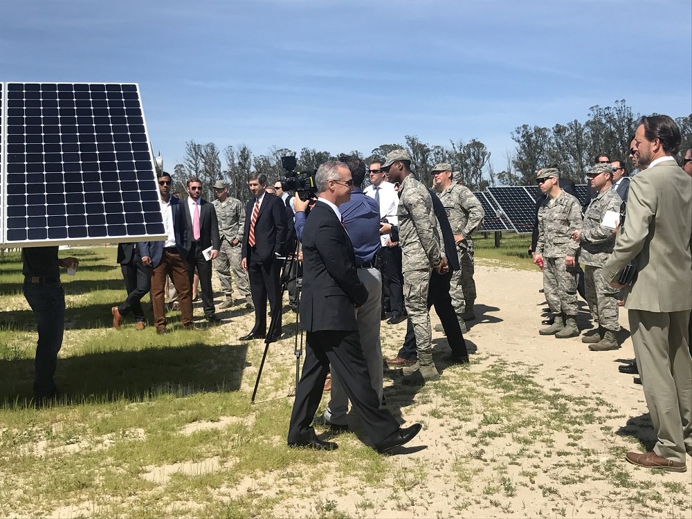 SunPower's tweet image. Storage expert Rob Rogan will discuss “Opportunities for Solar + Storage in the Military” @SPIConvention, 8 a.m. Wed., in the Marriott-Platinum Ballroom. #SPIcon #ESIcon