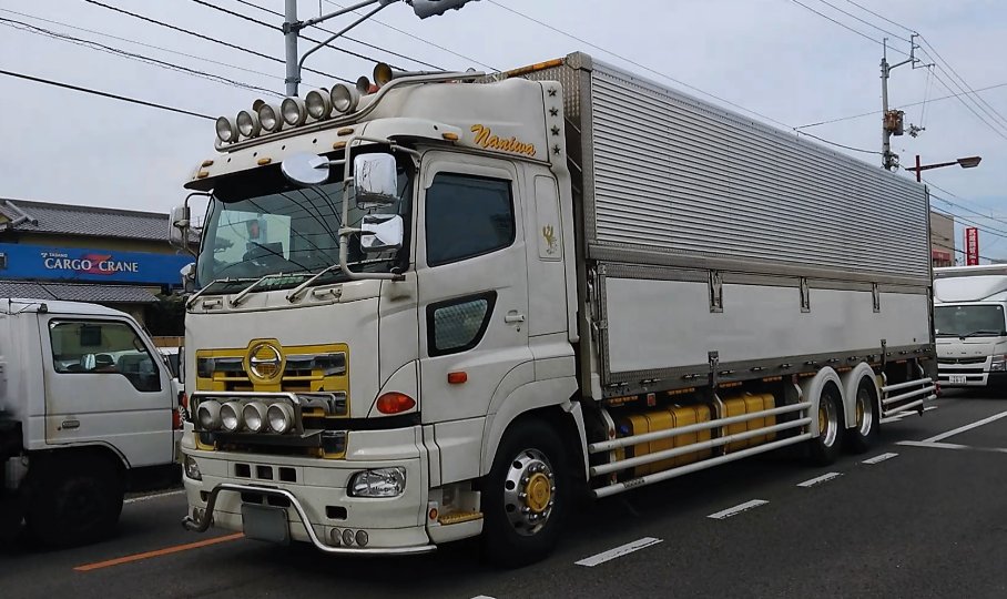 しゅう على تويتر 浪花商事さん 就職試験直前に撮影 盗撮すいません デコトラ アートトラック 日野 グランドプロフィア 浪花商事 追っかけ