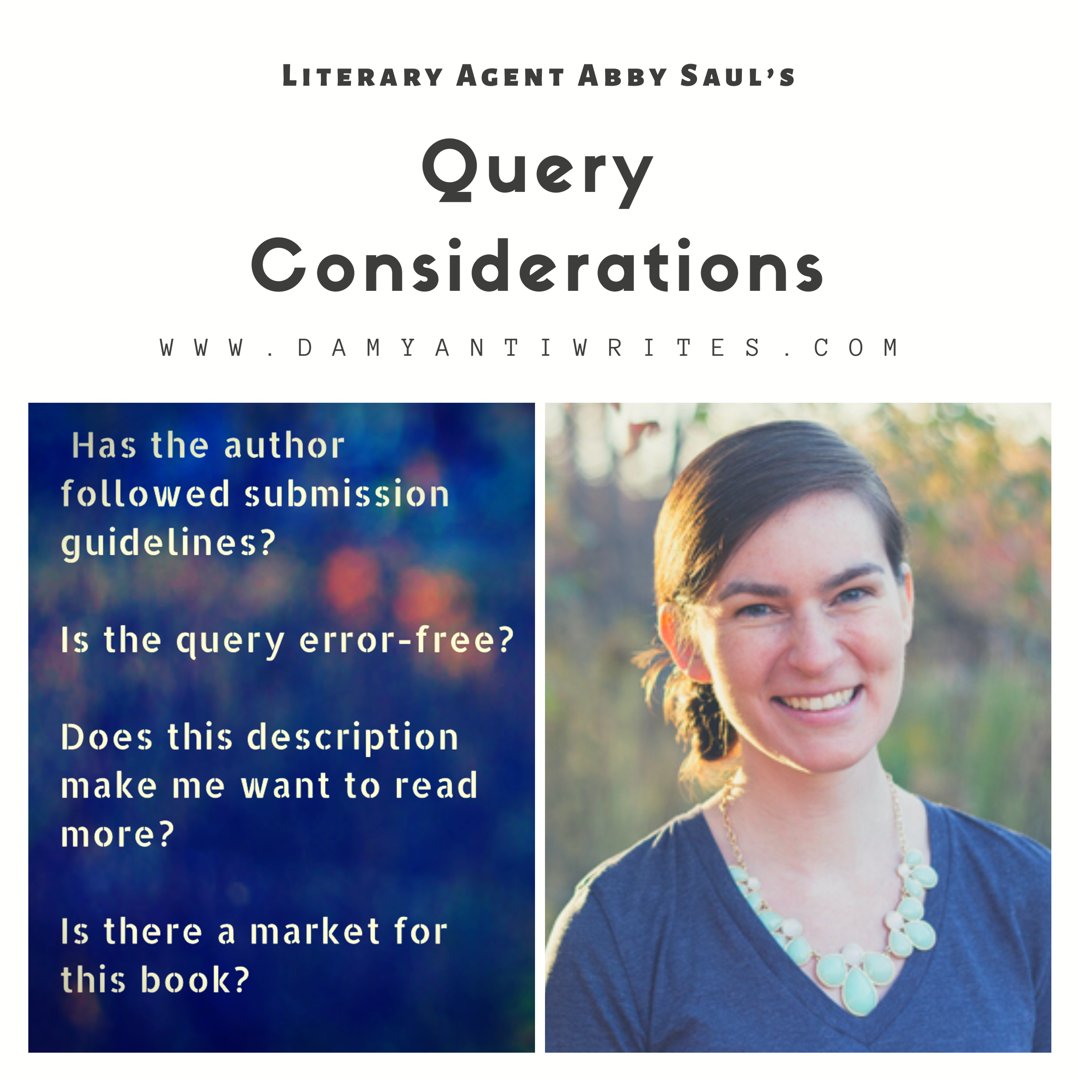 damyantig's tweet image. Check out #Querytips and more from #litagent @BookySaul damyantiwrites.com/2018/09/24/lit…