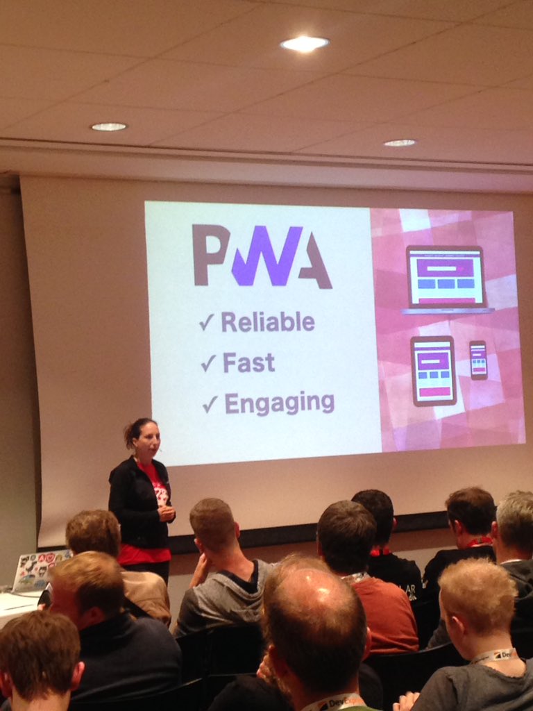 BASTAcon's tweet image. In this talk @ShmuelaJ presents the possibilities with #ProgressiveWebApplications, and how to easily achieve these enhancements in an #Angular #application. #BASTA!2018 #PWA