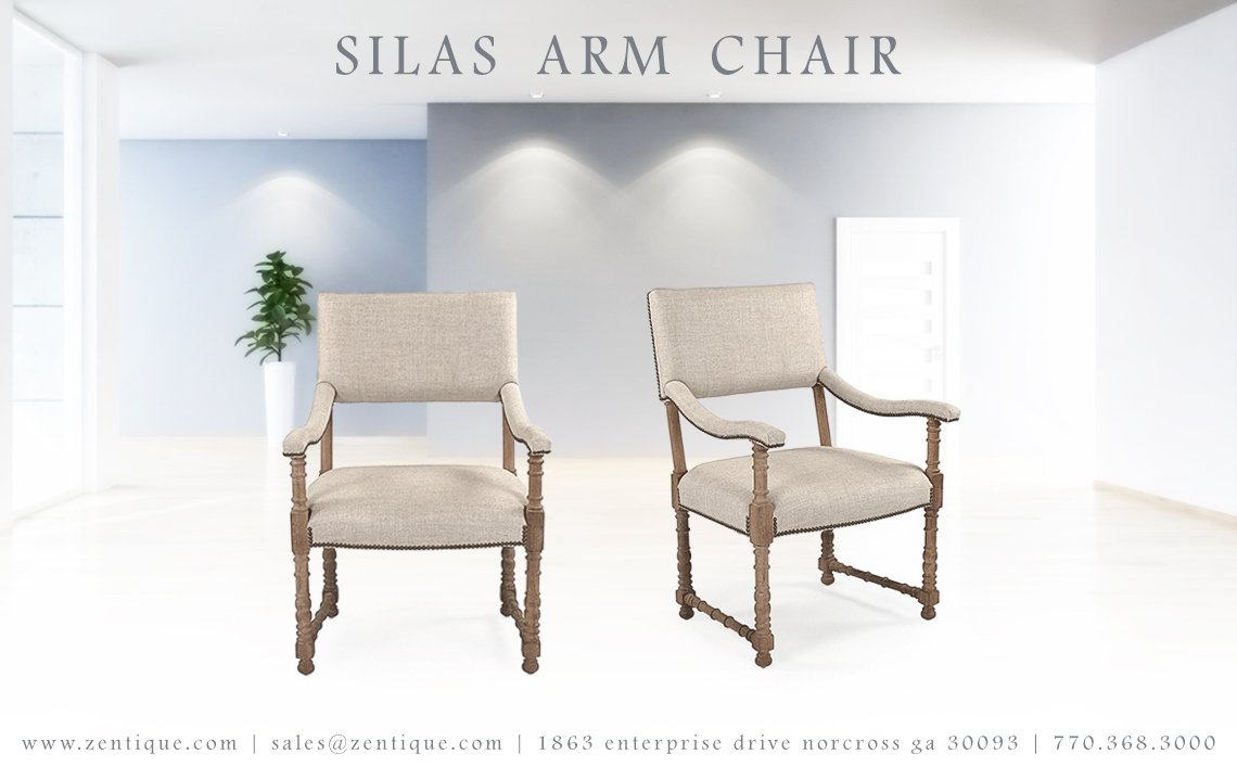 ZentiqueInc's tweet photo. Zentique's newest introduction is here!! The Silas Arm Chair will add a touch of luxury to any room. Check out our entire collection at https://t.co/hIdf7gEyV5 !

#zentique #newintro #furniture #seating #armchair #diningchair #rustic #classic #homedecor #interiordesignideas https://t.co/RtgkxyplTe