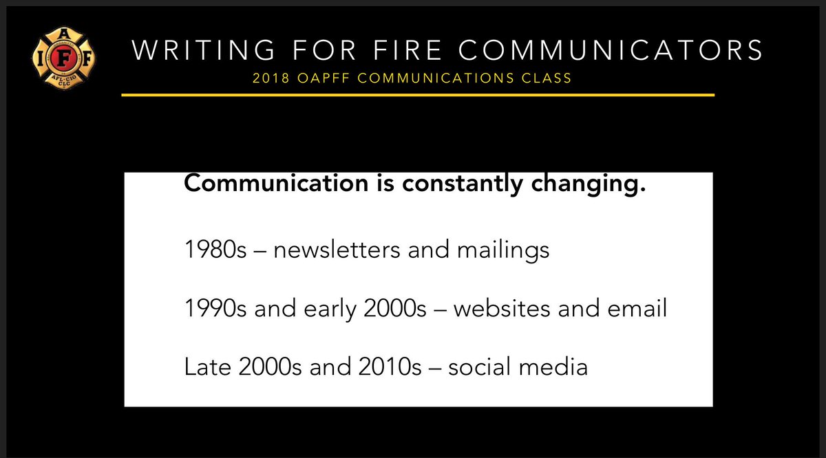 jlhoward70's tweet photo. #OAPFFCommsClass https://t.co/lxHyUXsmcv