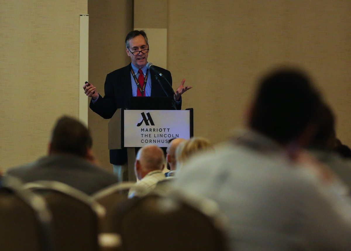 IHEEP2019's tweet photo. This morning, the #IHEEP2018 attendees had the privilege of listening to Stephen Jones from Dodge Data &amp; Analytics speak on the usage, benefits, and challenges of BIM in relation to transportation projects. https://t.co/bhewU03p9E
