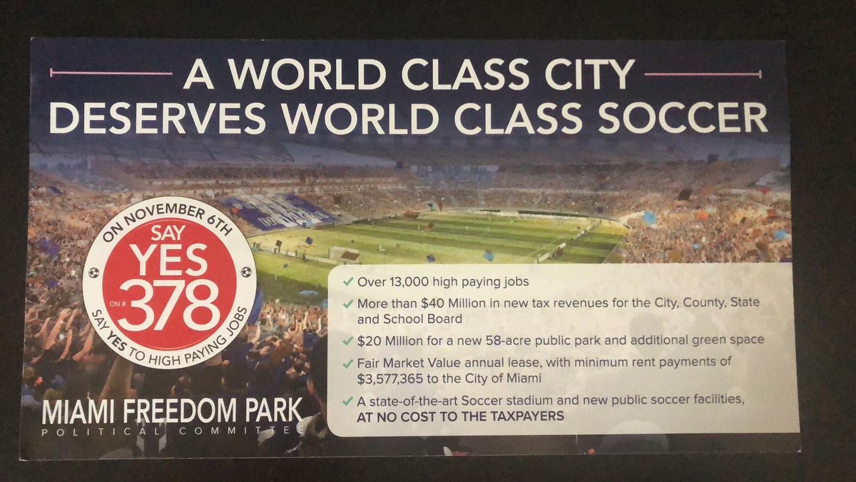 Southern_Legion's tweet photo. If you live in the city of Miami and want to vote for the future home of @InterMiamiCF and haven’t registered, go here-> https://t.co/5IuiEsdu3B
#InterMiamiCF #YesTo378 #YestoMLS #MLStoMelreese #MLSMiami https://t.co/y3QO600mNQ