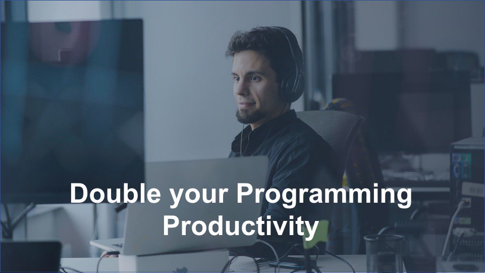 I'm teaching "Double your Programming Productivity - Develop Software Like a Pro ✅" skl.sh/2Q7lLMV  via <a href="/skillshare/">Skillshare</a>