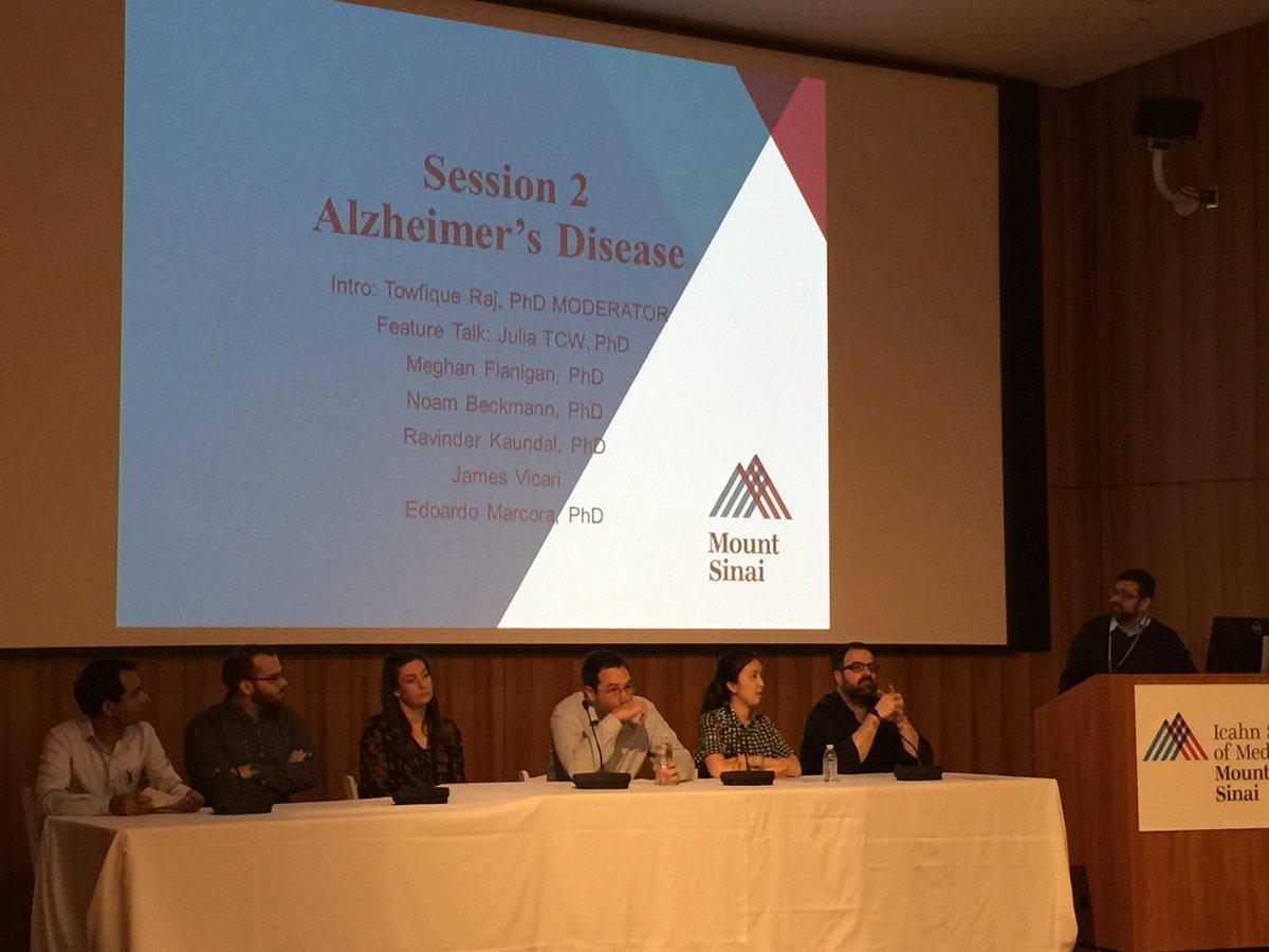 SinaiBrain's tweet image. #Neurotherapeutics Symposium- Session 2 on #Alzheimers Disease STARTING NOW! @trajnp @Icahn_CAN @marcora @IcahnMountSinai @MountSinaiNYC #datablitz