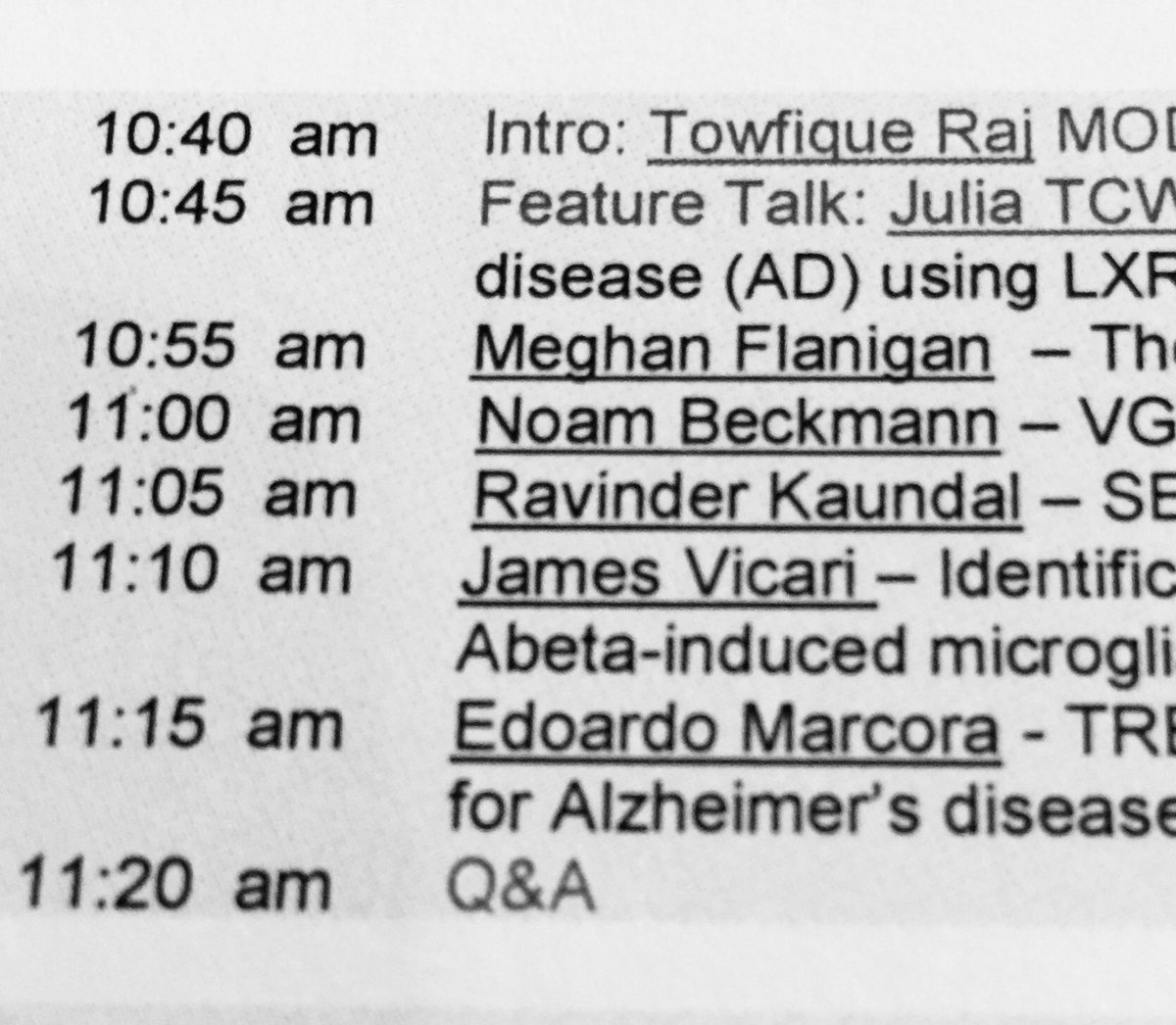 SinaiBrain's tweet image. #Neurotherapeutics Symposium- Session 2 on #Alzheimers Disease STARTING NOW! @trajnp @Icahn_CAN @marcora @IcahnMountSinai @MountSinaiNYC #datablitz